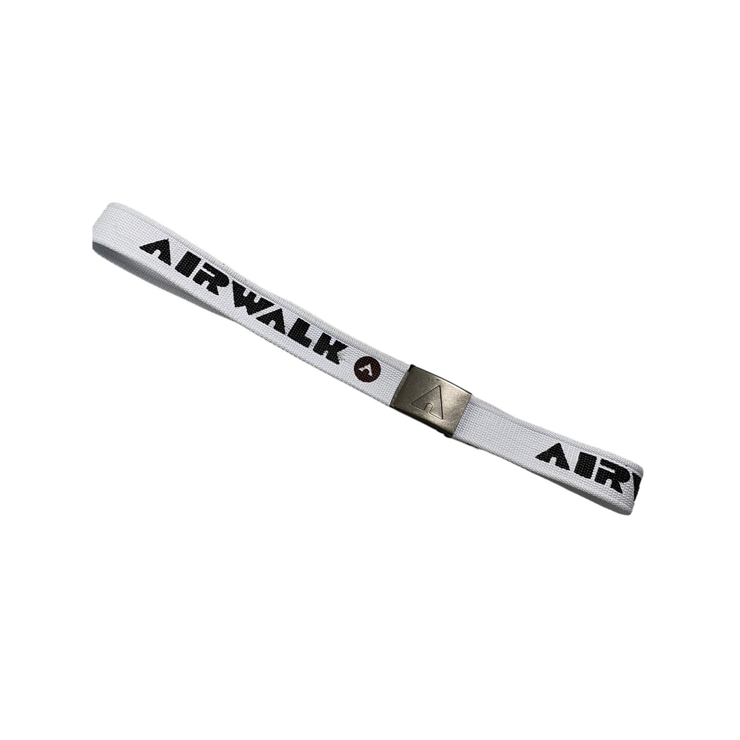 Airwalk skate belt vintage white big buckle