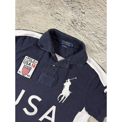 Chief Keef Polo Ralph Lauren USA vintage shirt navy blue