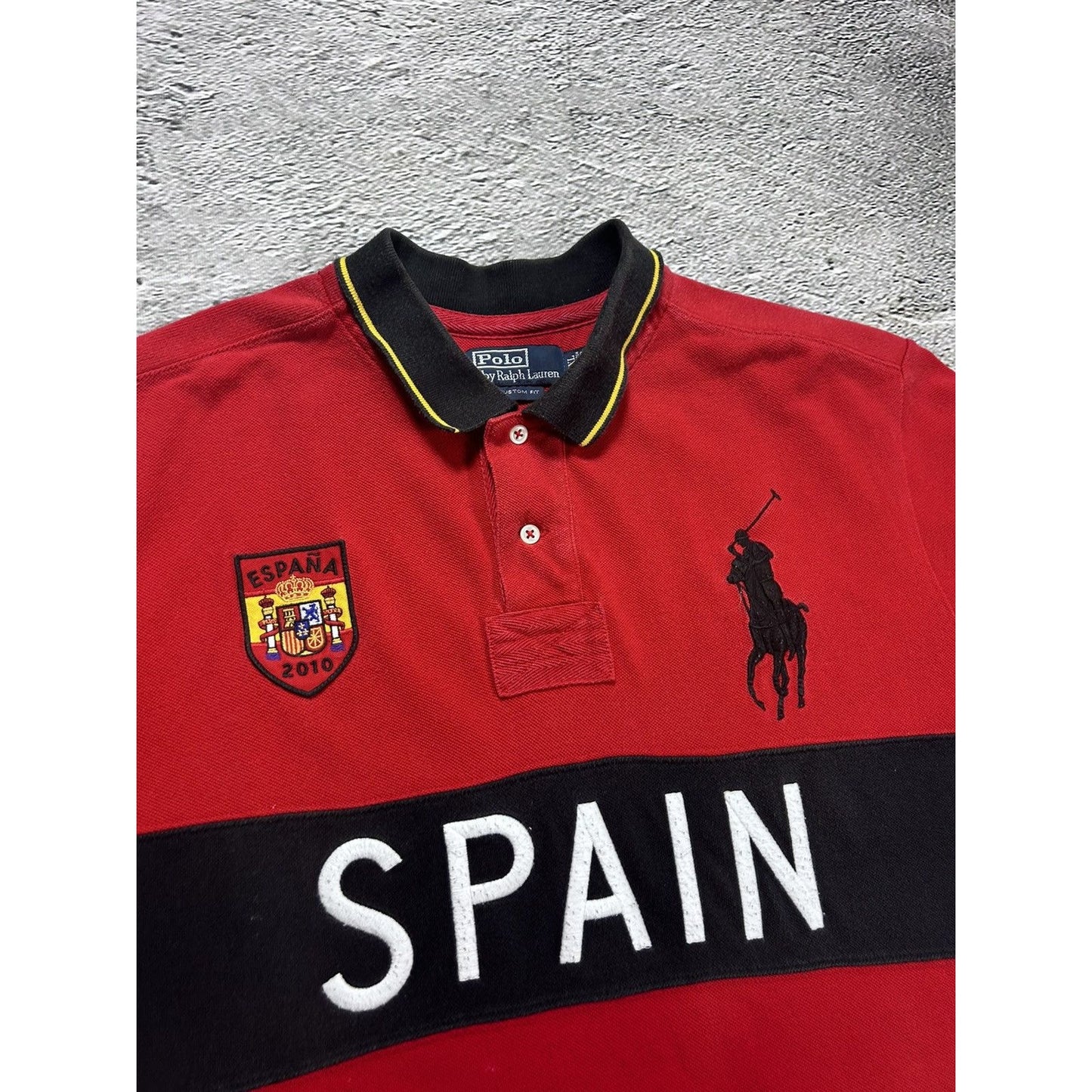 Polo Ralph Lauren Spain Polo T-shirt Chief Keef vintage red