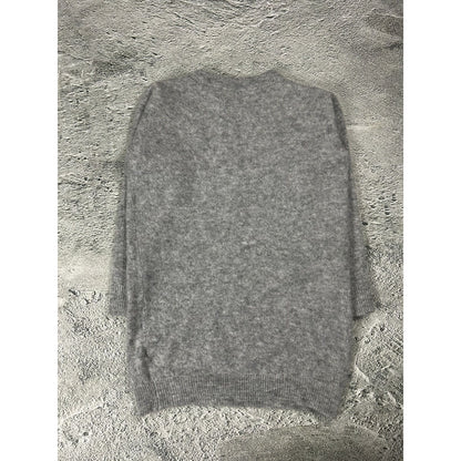 Acne Studios mohair long sweater wham moh grey