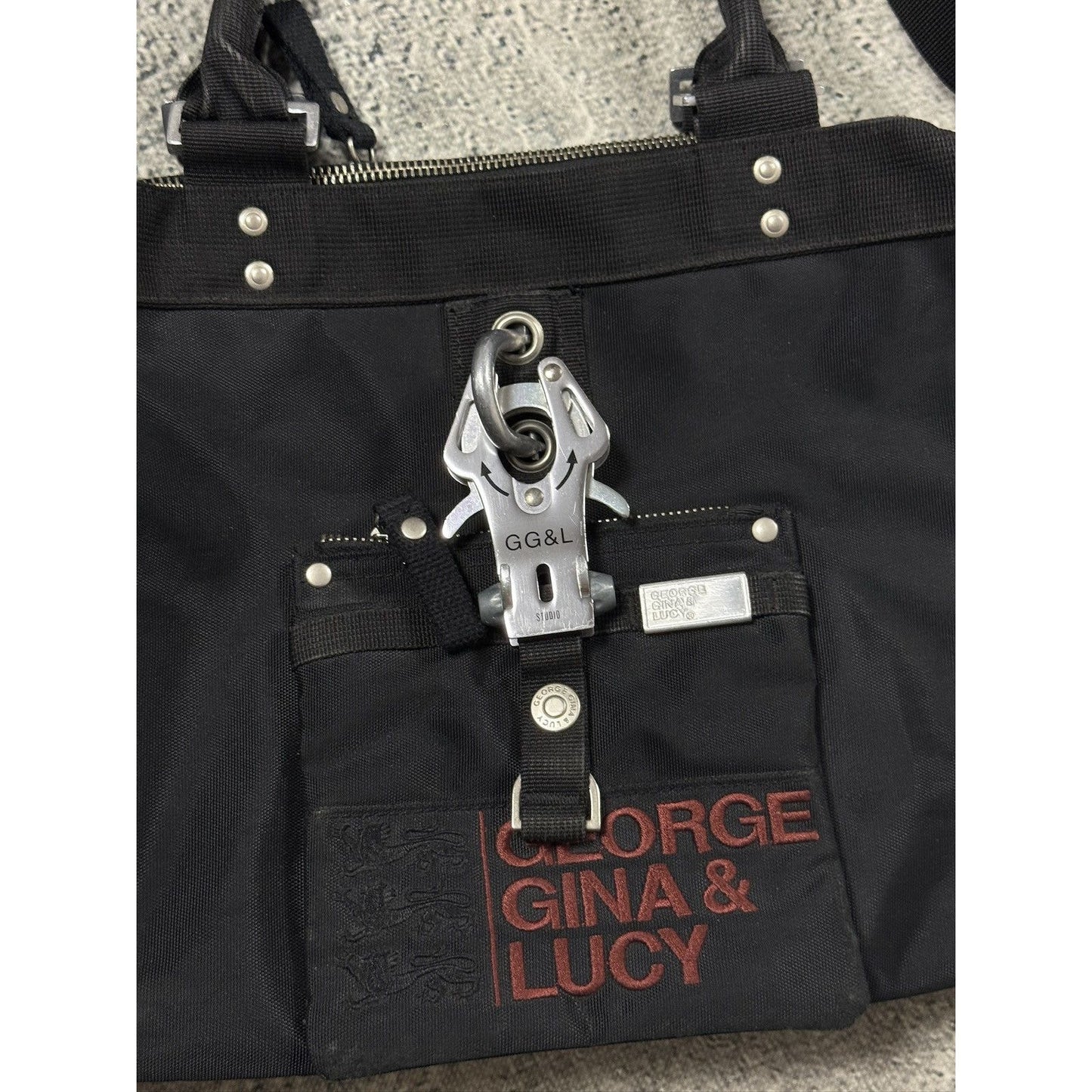 George Gina & Lucy crossbody Miss Perfect bag Y2K black GGL
