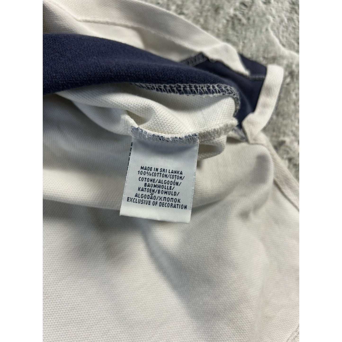 Chief Keef Polo Ralph Lauren vintage big pony white navy