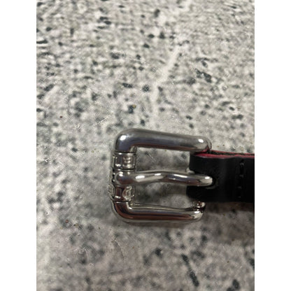 Diesel leather belt multicolour moving letters black pink