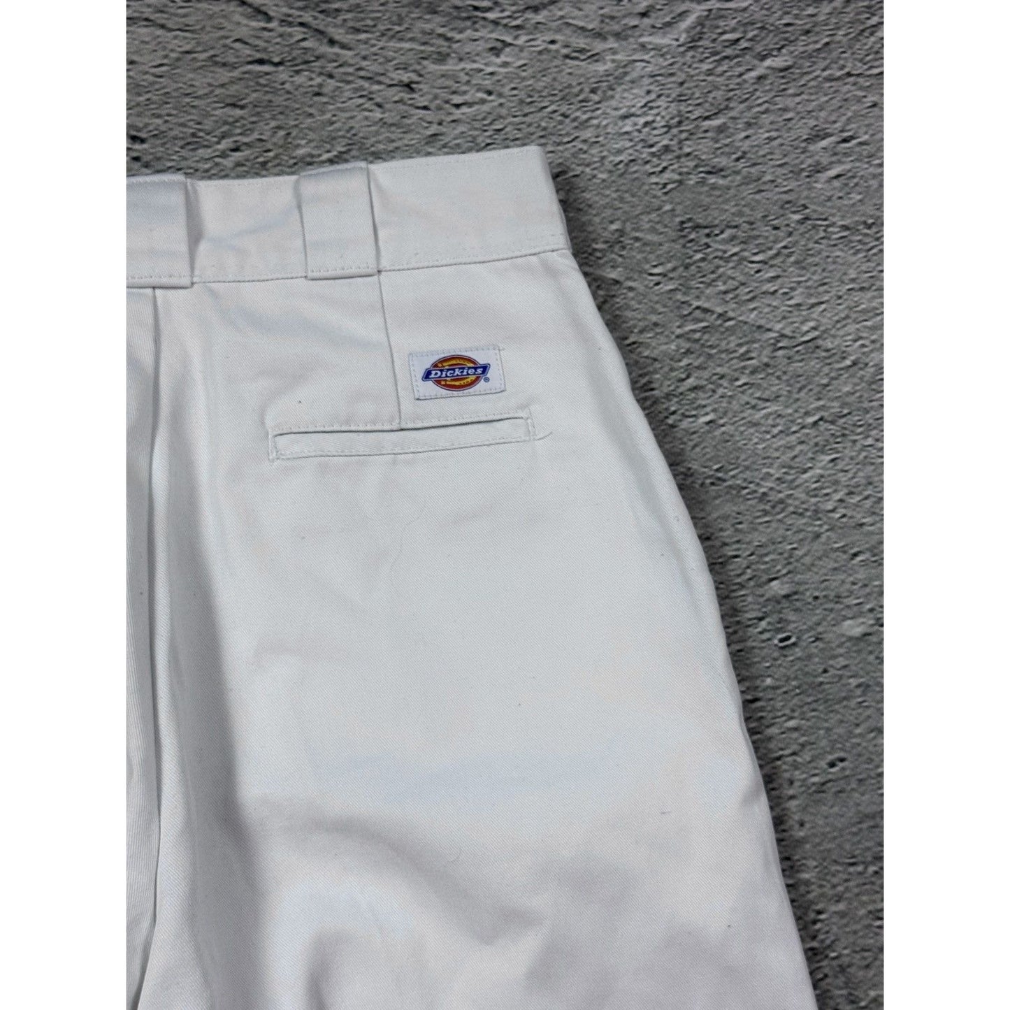 Dickies white pants workwear vintage straight fit
