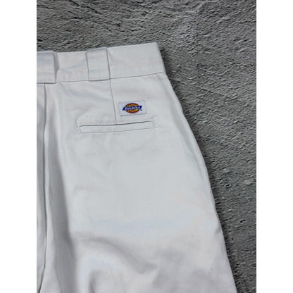 Dickies white pants workwear vintage straight fit