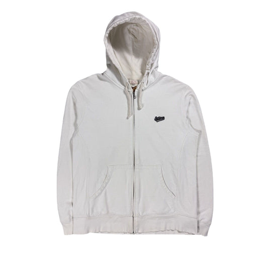 Evisu zip hoodie white vintage big logo seagull Y2K