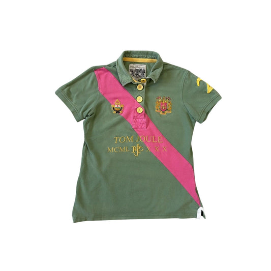 Chief Keef Polo Tom Joule green pink T-shirt Y2K