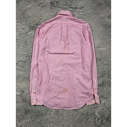 Polo Ralph Lauren pink shirt button up longsleeve striped