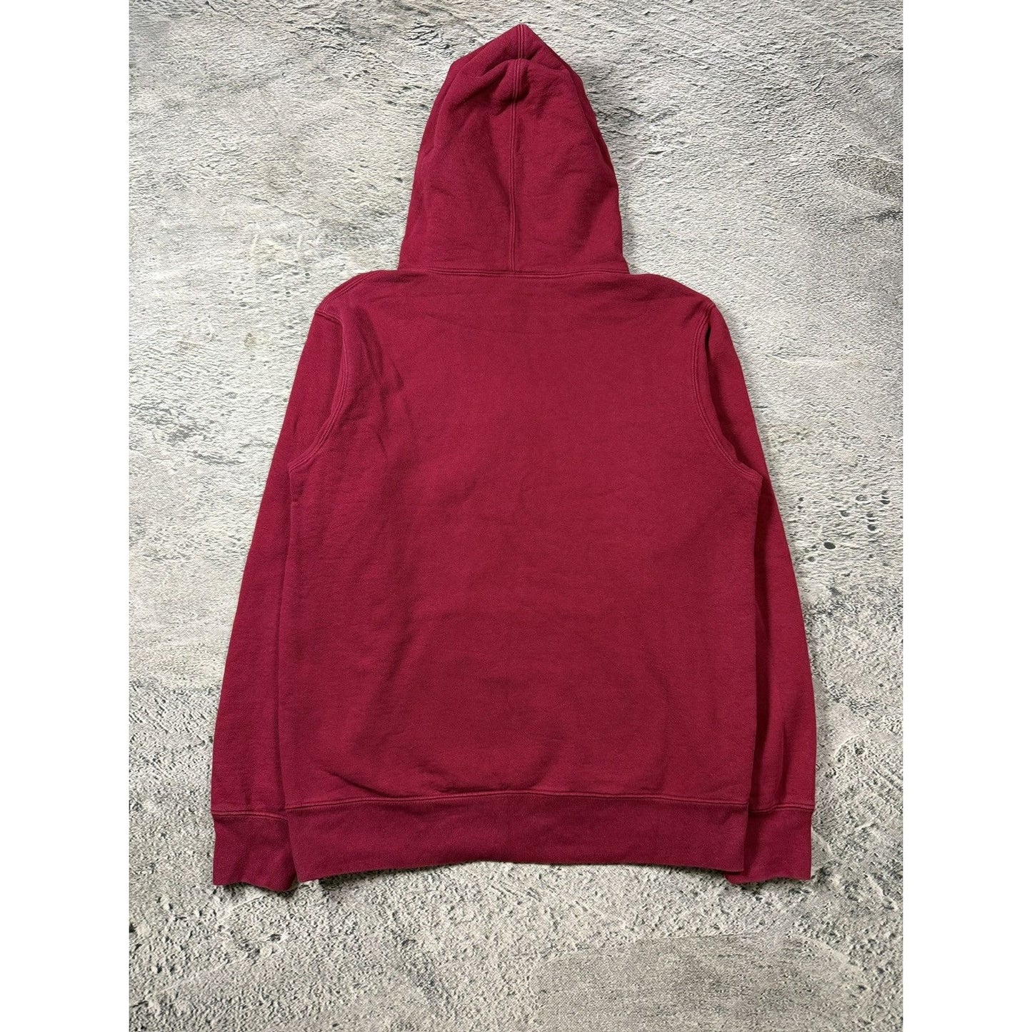 Supreme tag logo hoodie gold burgundy red SS19