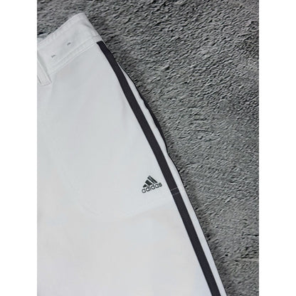 Adidas White vintage track pants baggy tiro clima365