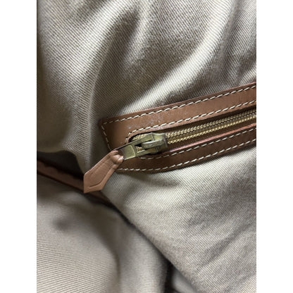 Christian Dior Duffle Bag 80s beige brown honeycomb