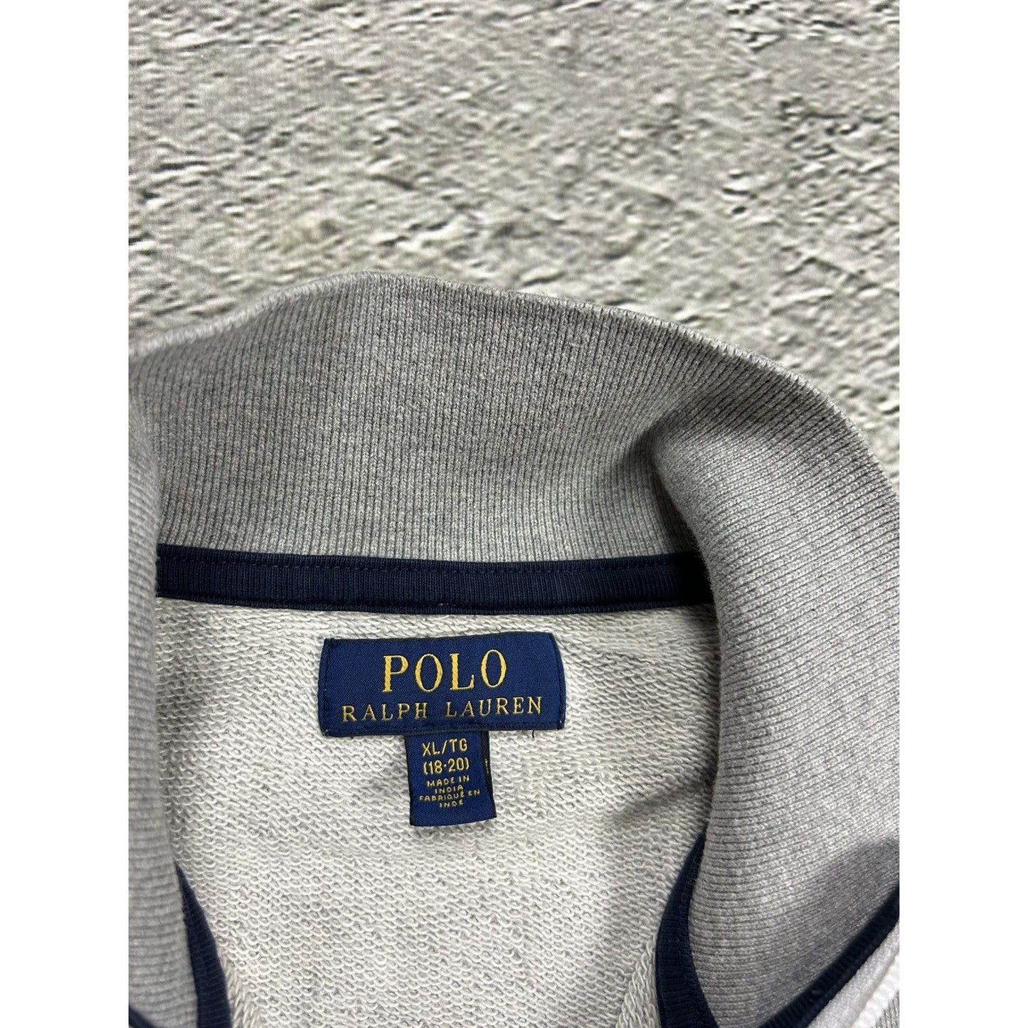 Chief Keef Polo Ralph Lauren zip sweatshirt white USA