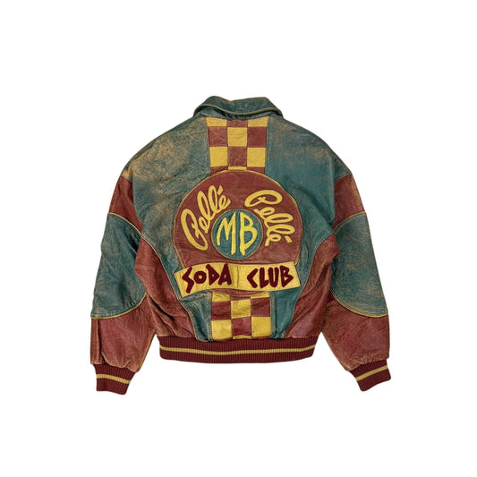 Pelle Pelle Marc Buchanan 80s leather jacket soda club