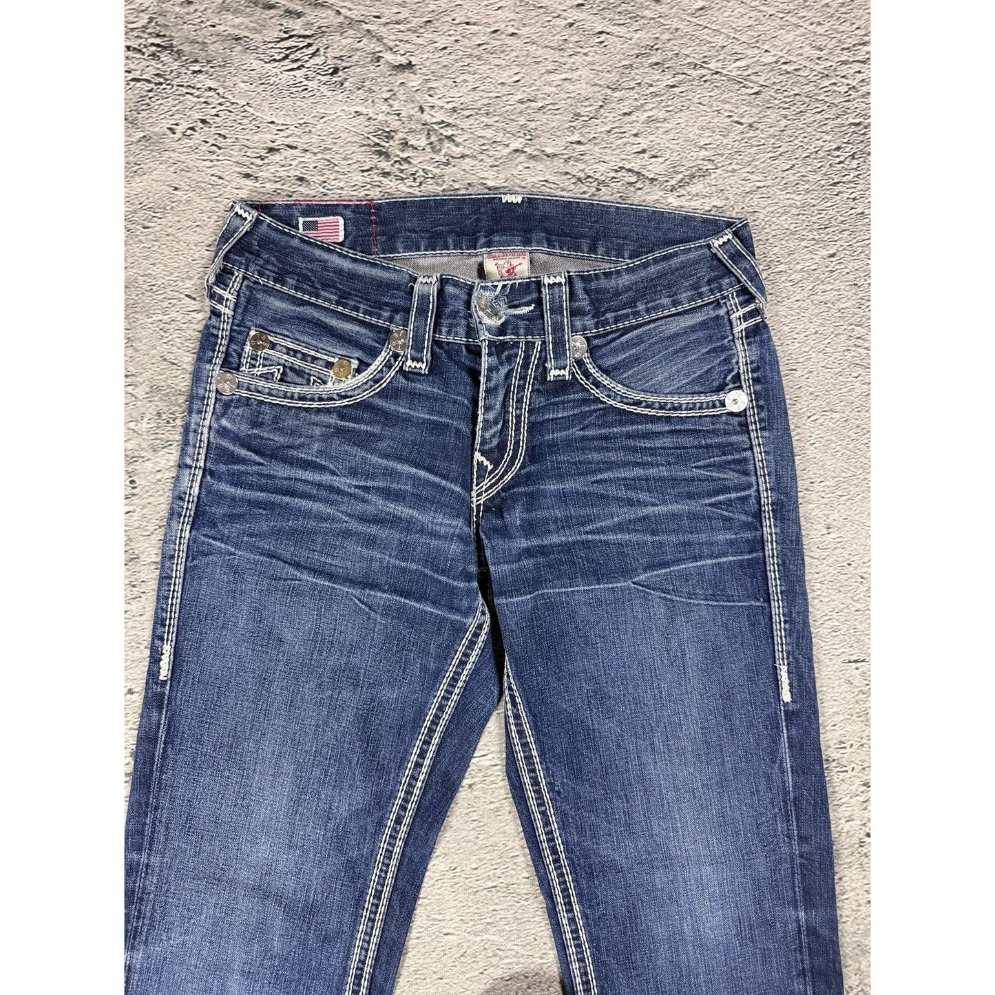 True Religion jeans vintage Bobby big QT denim straight