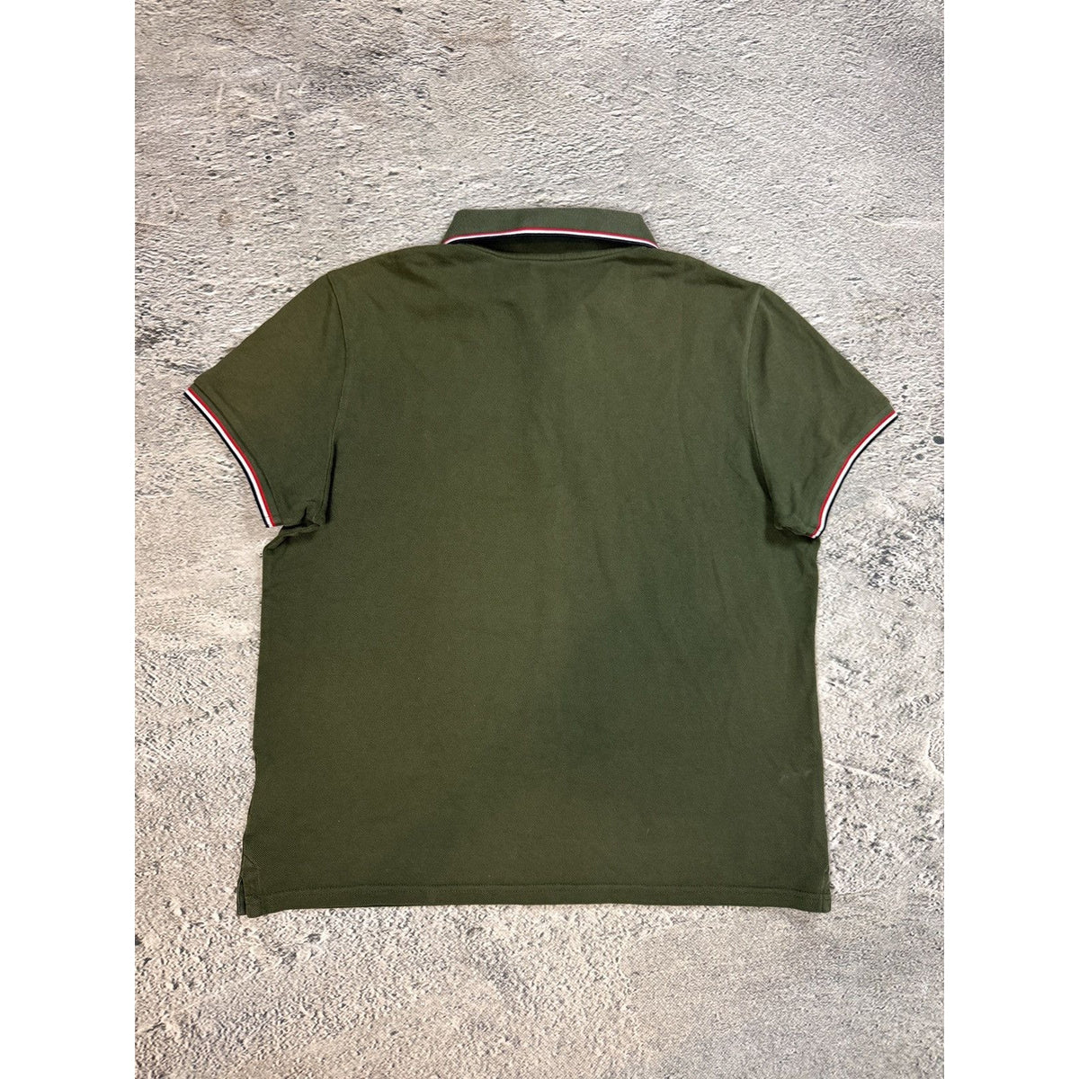 Moncler Polo Shirt green T-shirt logo