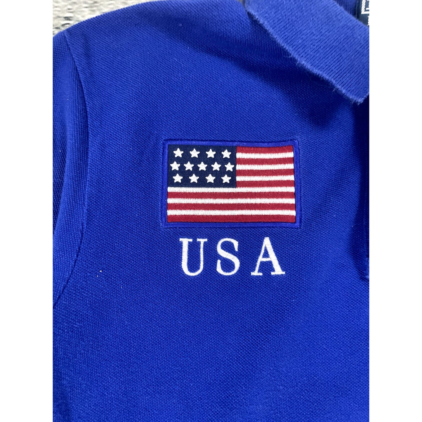 Chief Keef Polo Ralph Lauren USA vintage shirt blue