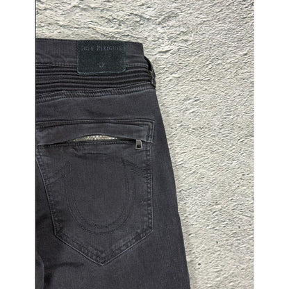 True Religion jeans biker rocco washed Y2K slim skinny