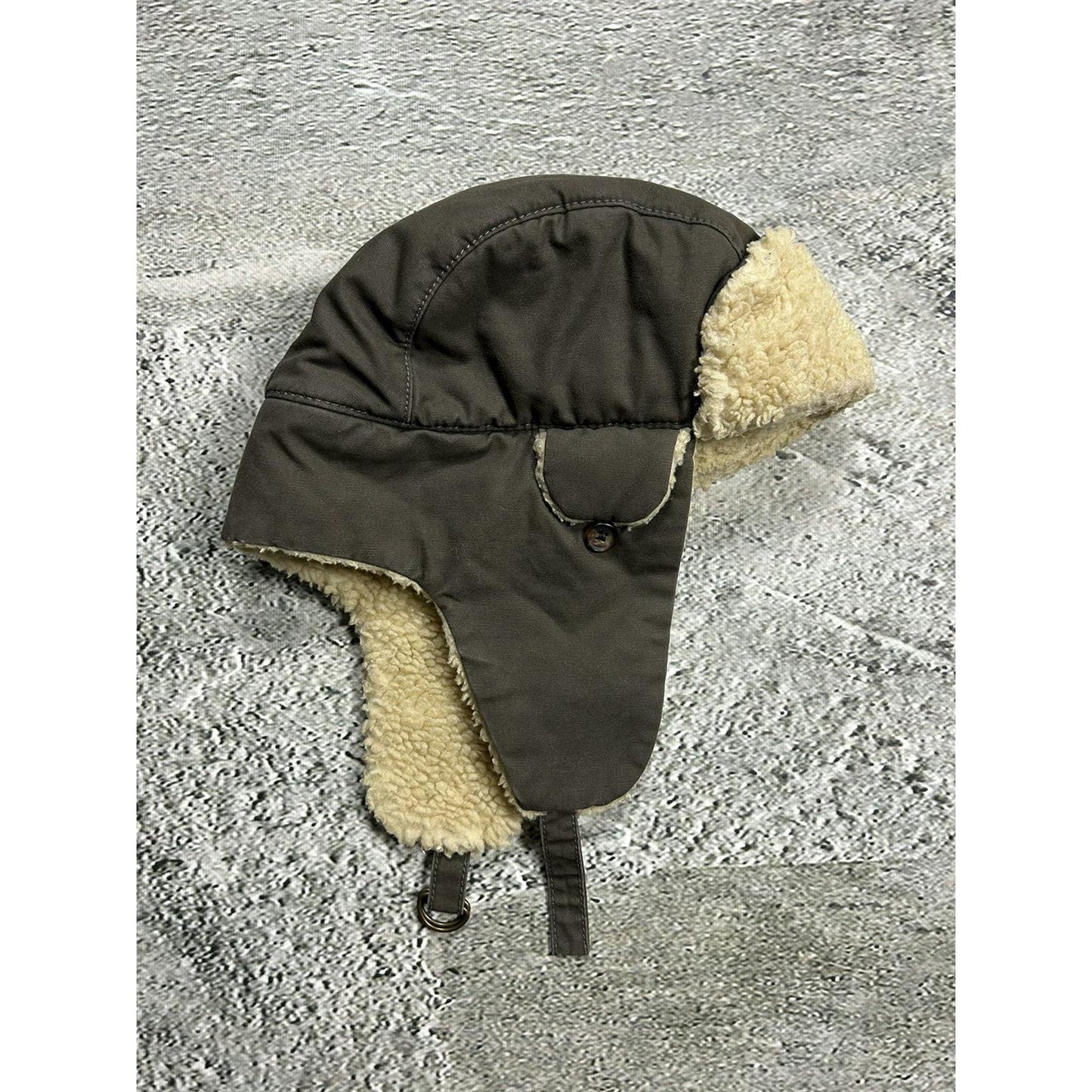 Gap vintage trooper hat ushanka brown Y2K