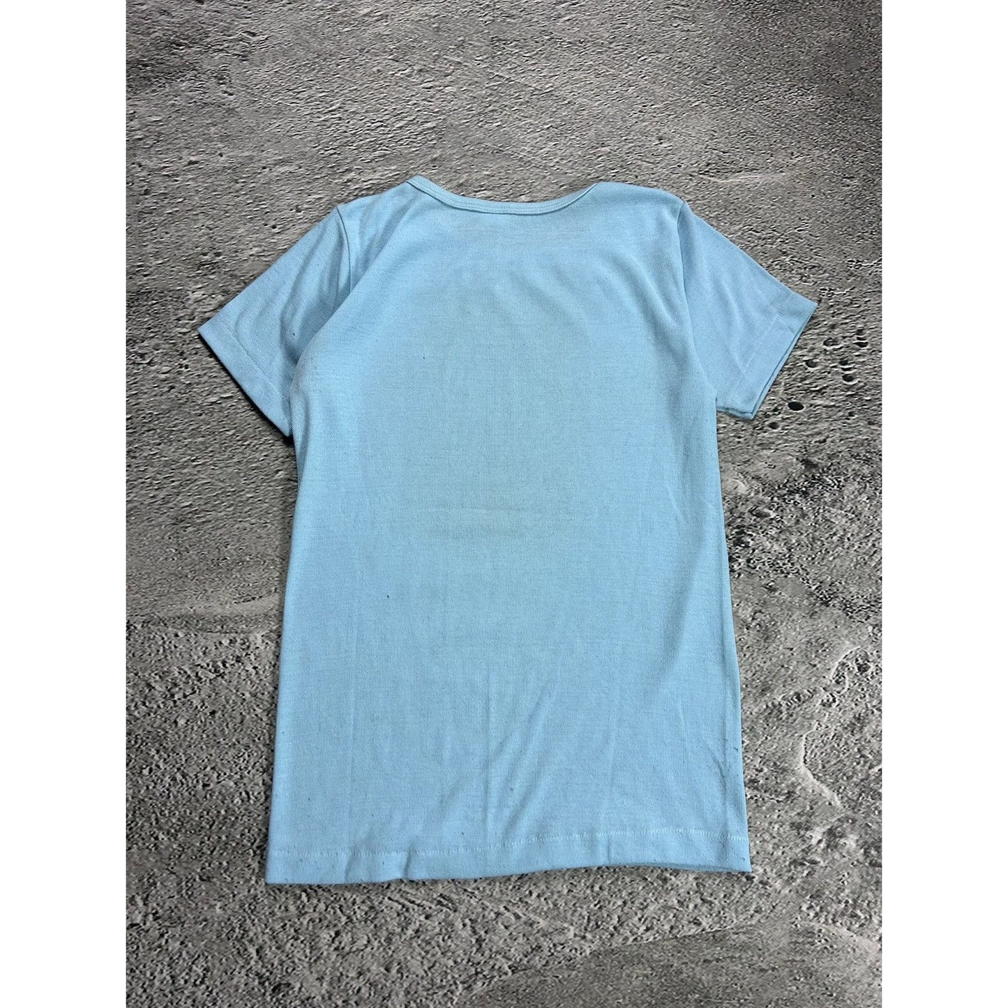 Eric Clapton 1977 vintage t-shirt turquoise blue