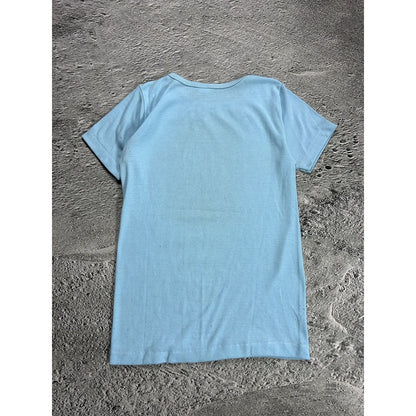 Eric Clapton 1977 vintage t-shirt turquoise blue
