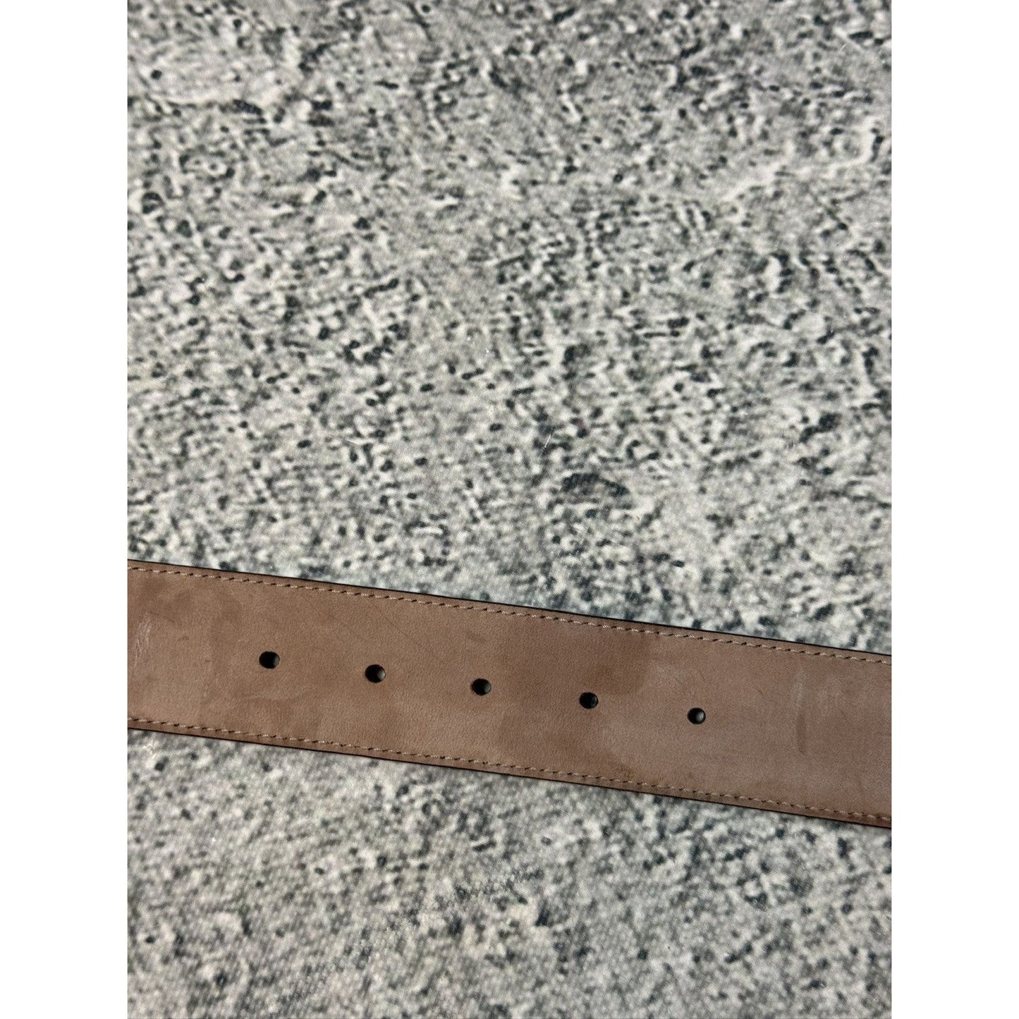 Gucci belt big buckle double G brown silver monogram