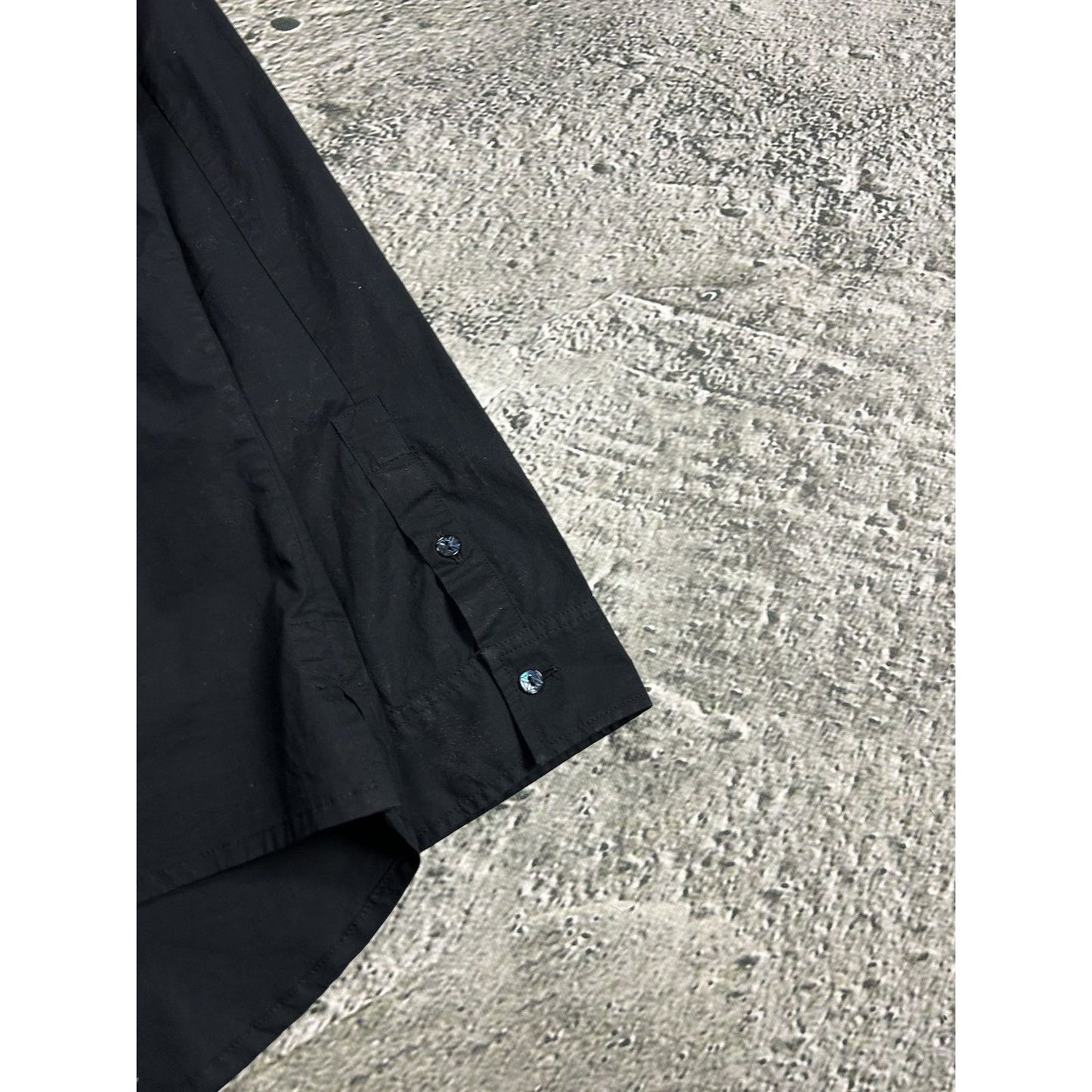 Marithe Francois Girbaud black long sleeve shirt button up