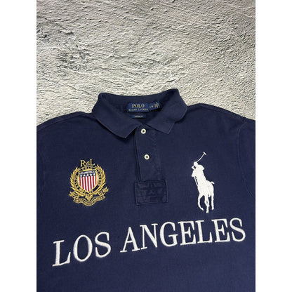 Chief Keef Polo Ralph Lauren Los Angeles vintage shirt navy