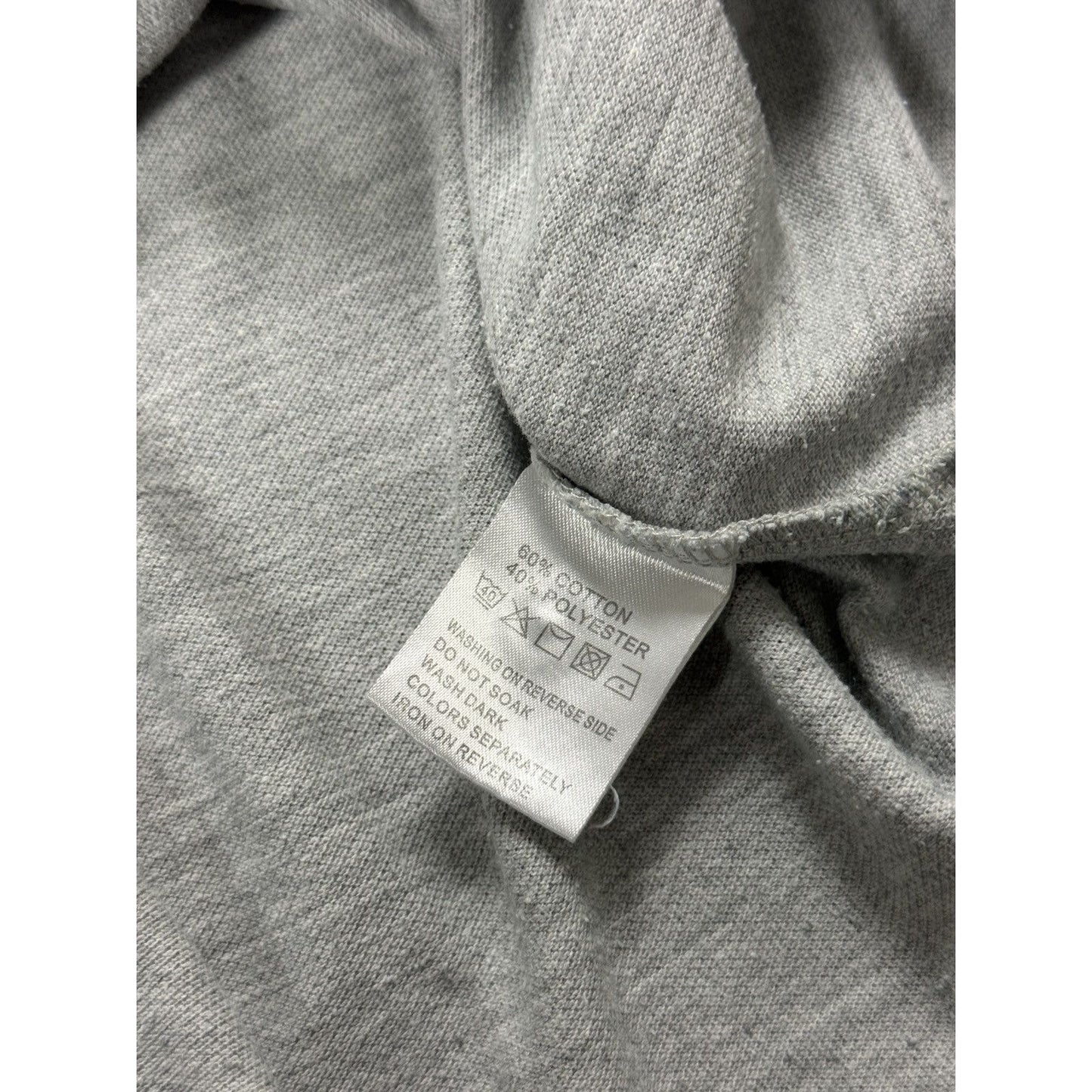 Yves Saint Laurent polo big logo t-shirt vintage grey
