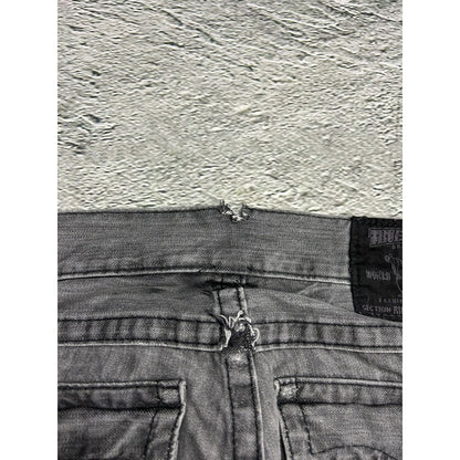 True Religion vintage grey jeans denim pants Ricky Y2K