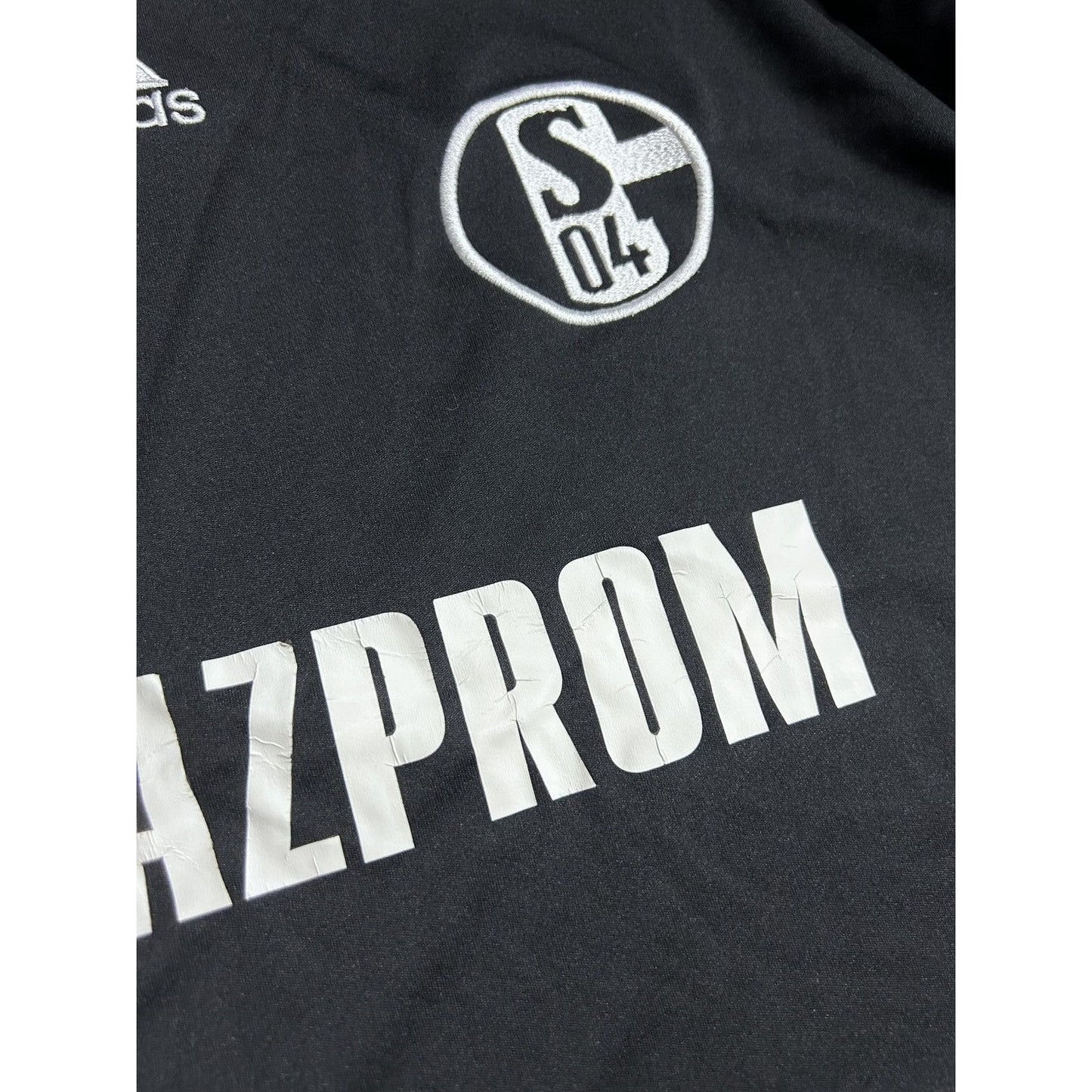 Schalke 04 2008/2009 vintage Adidas Jersey black Gazprom