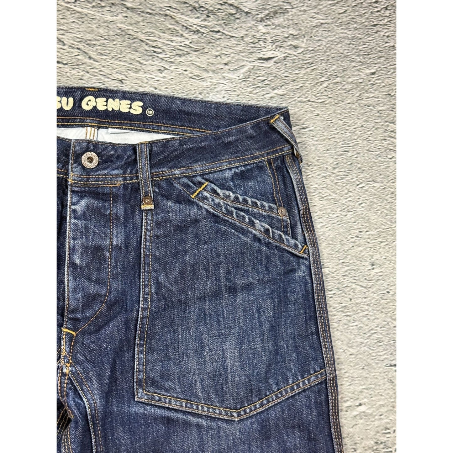 Evisu jeans vintage denim pants cargo blue Y2K