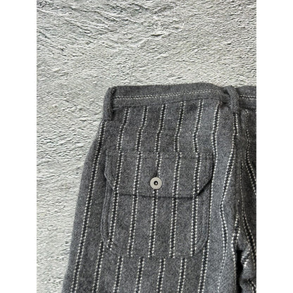 Junya Watanabe Comme Des Garcons wool striped pants AD2005