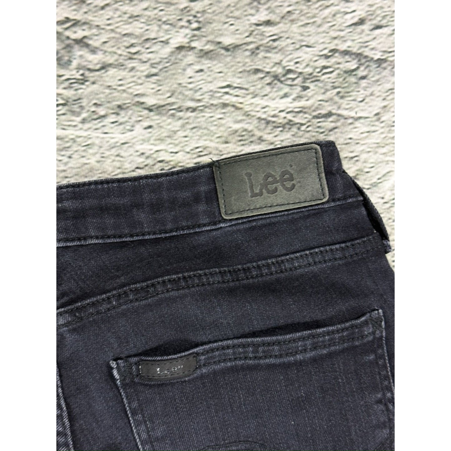 Lee skinny jeans denim pants Y2K black