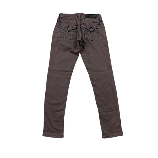 Rock Revival vintage brown jeans Y2K straight