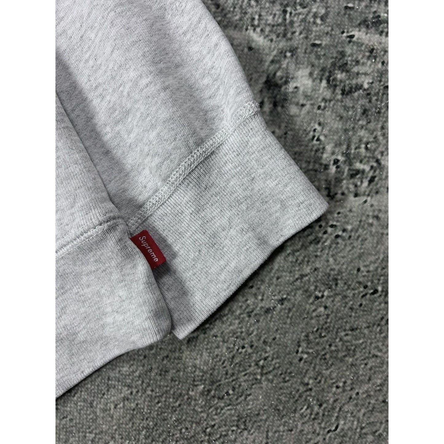 Supreme hoodie SS19 “Classic Ad” Hooded Sweatshirt Gray