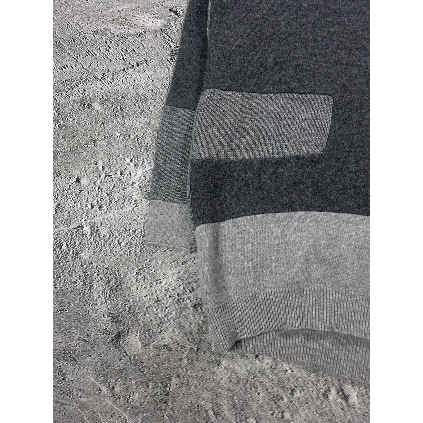 Alexander McQueen grey long sweater v neck