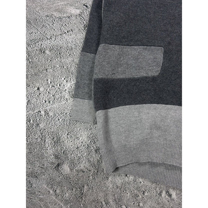 Alexander McQueen grey long sweater v neck