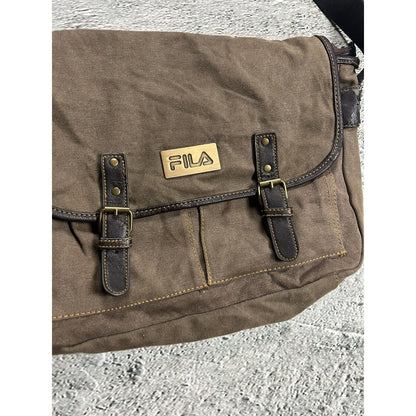 Fila shoulder bag vintage brown Y2K