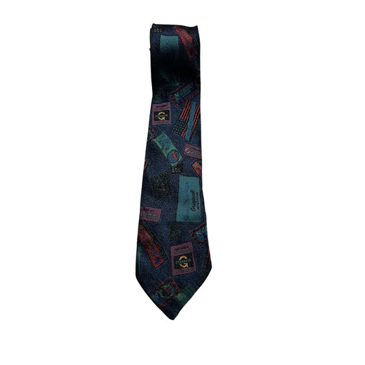 Jean Paul Gaultier tie silk vintage avant garde