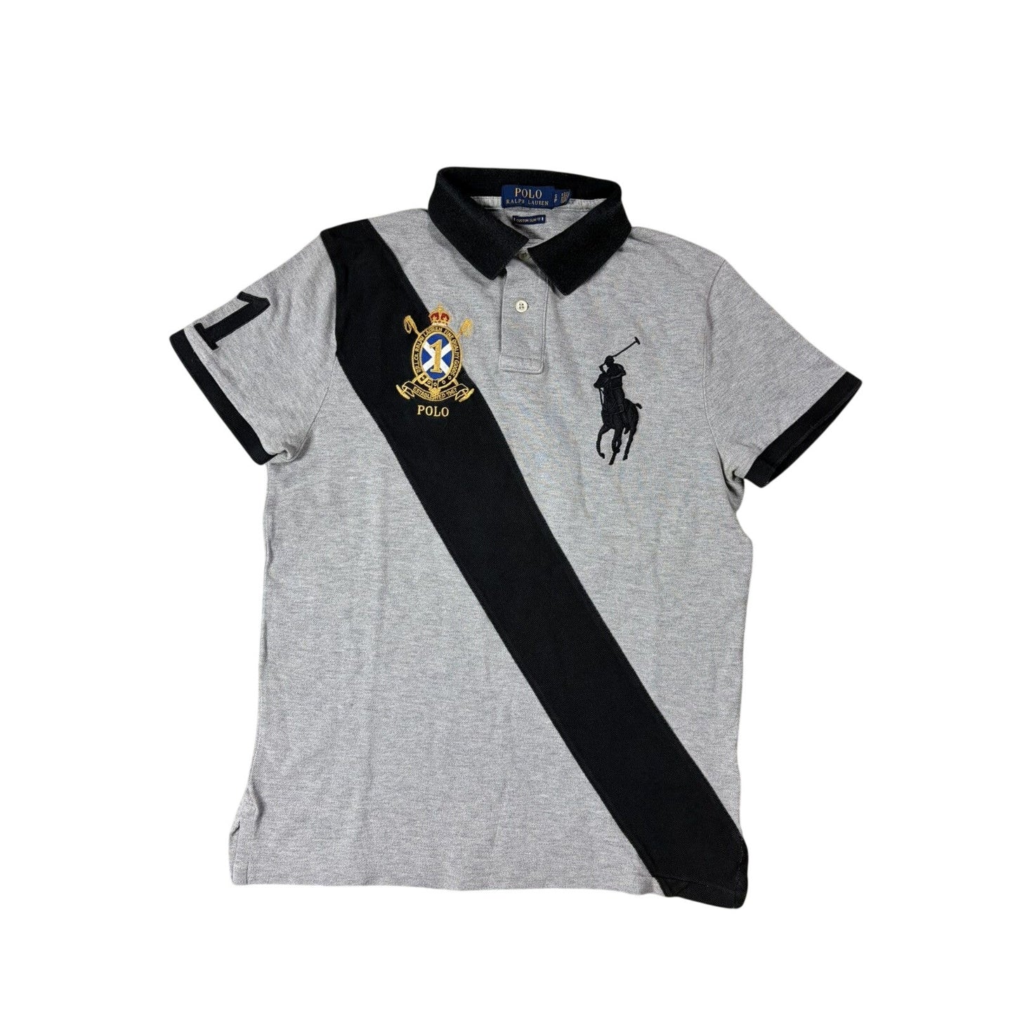 Chief Keef Polo Ralph Lauren USA Polo T-shirt gray black