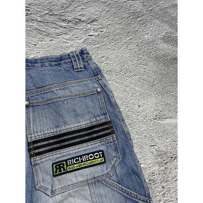 Pelle Pelle vintage blue jeans Richroot Y2K baggy denim