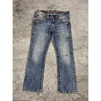 Rock Revival vintage blue jeans Y2K flared