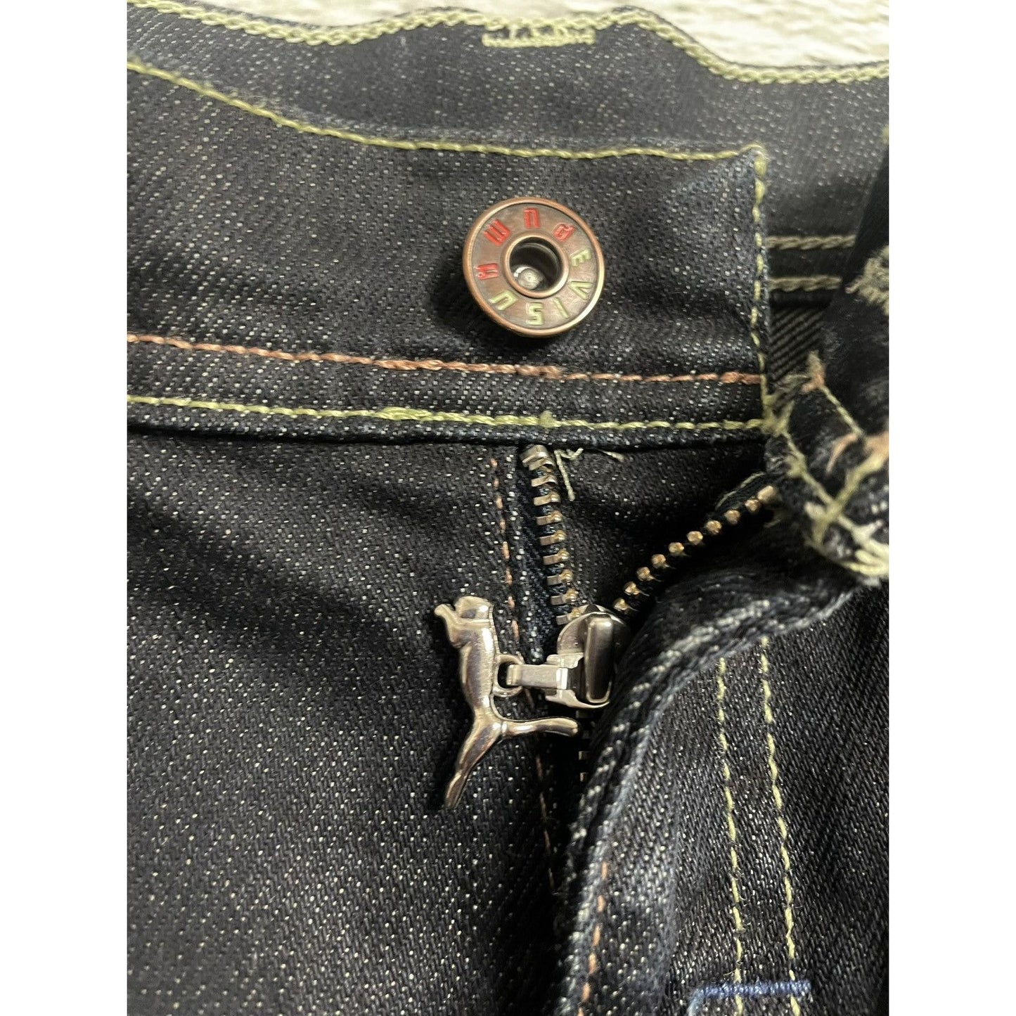 Evisu x Puma vintage navy skirt black seagulls Y2K