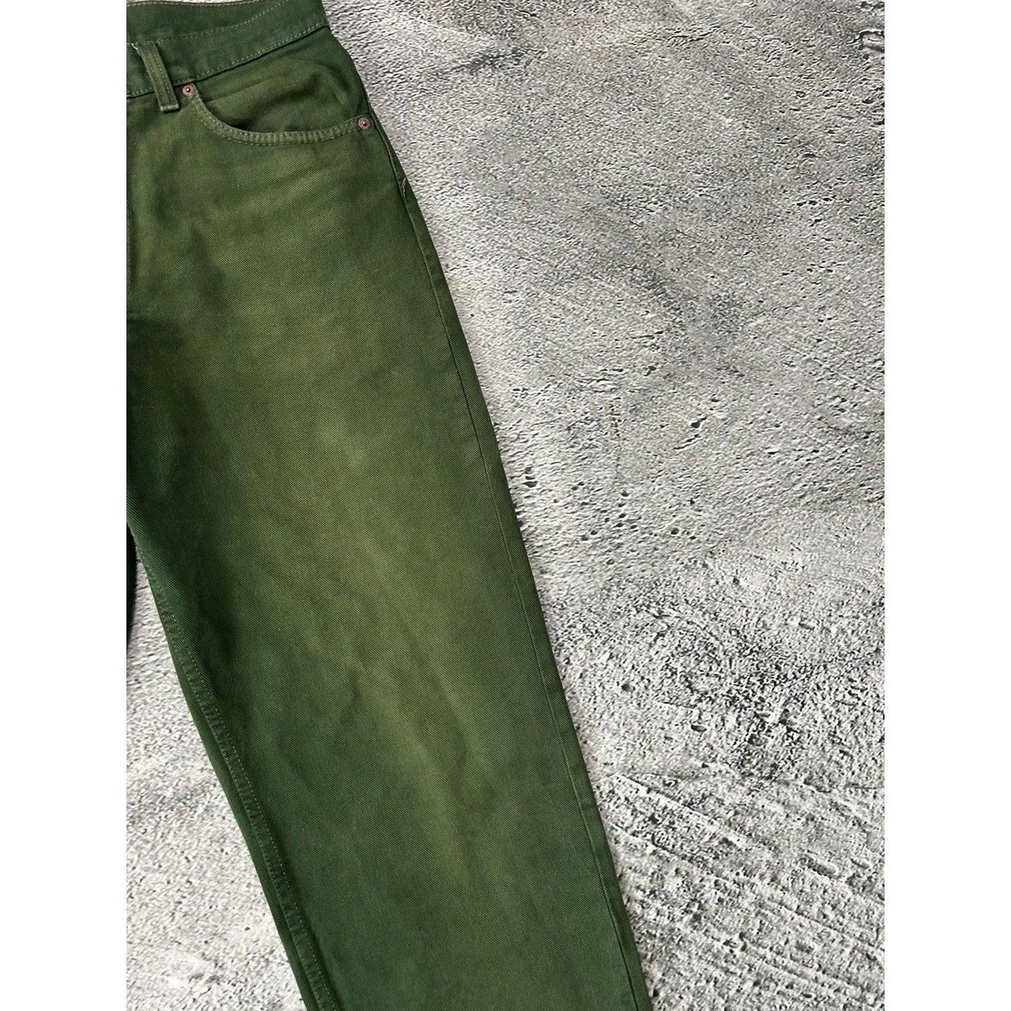 Levi's 554 jeans vintage green made in USA 90s