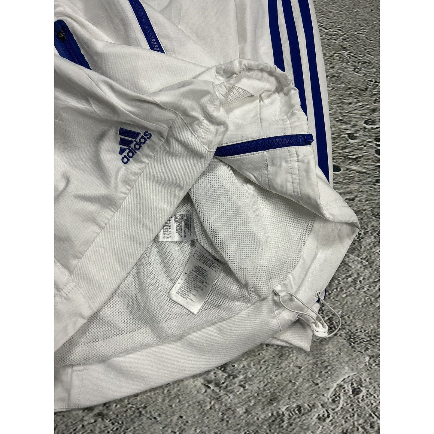 Real Madrid Adidas track suit white pants jacket Champions