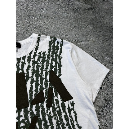 Comme des Garcons Black T-shirt 2020 khaki white