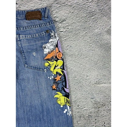 Ecko Untld. vintage jeans denim baggy pants Y2K print