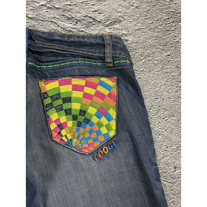 Coogi bootcut jeans embroidery big logo Y2K denim pants