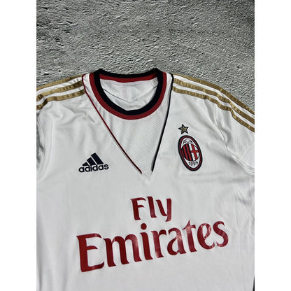AC Milan jersey adidas vintage 2013 2014 white Fly Emirates