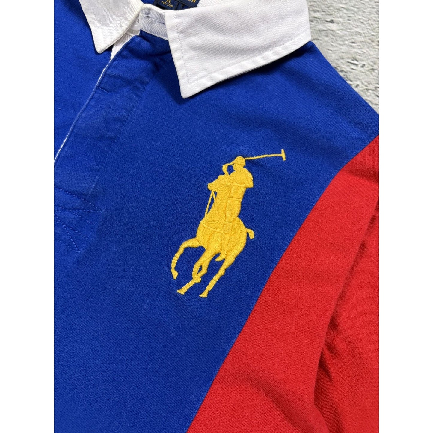 Chief Keef Polo Ralph Lauren red blue longsleeve big pony